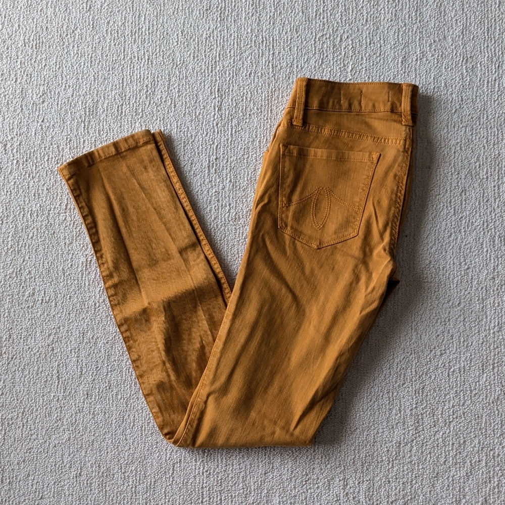NWT Level 99 Liza orange skinny jeans, size 27